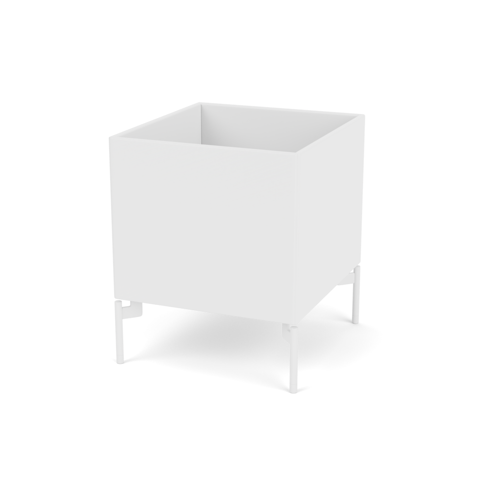 Plantekasse B35,4 cm fra Montana (Dybde: 38 cm, Snow, Inkl. ben – snow)