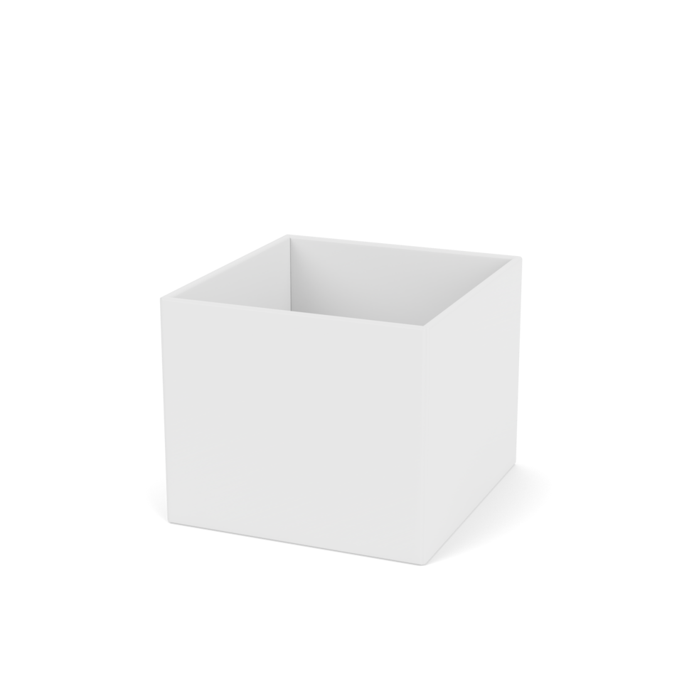 Plantekasse B35,4 cm fra Montana (Dybde: 38 cm, Snow, Ingen tilføjelse)