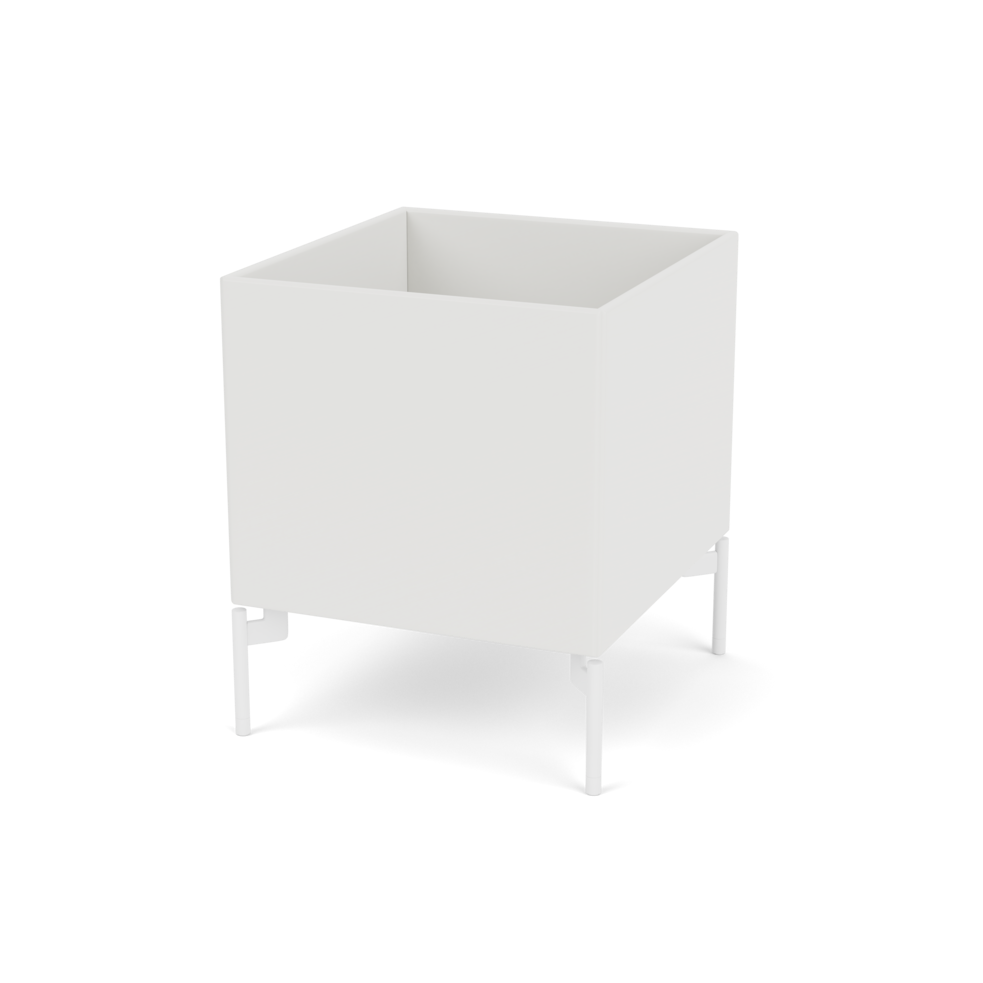 Plantekasse B35,4 cm fra Montana (Dybde: 38 cm, Hvid (white 01), Inkl. ben – snow)