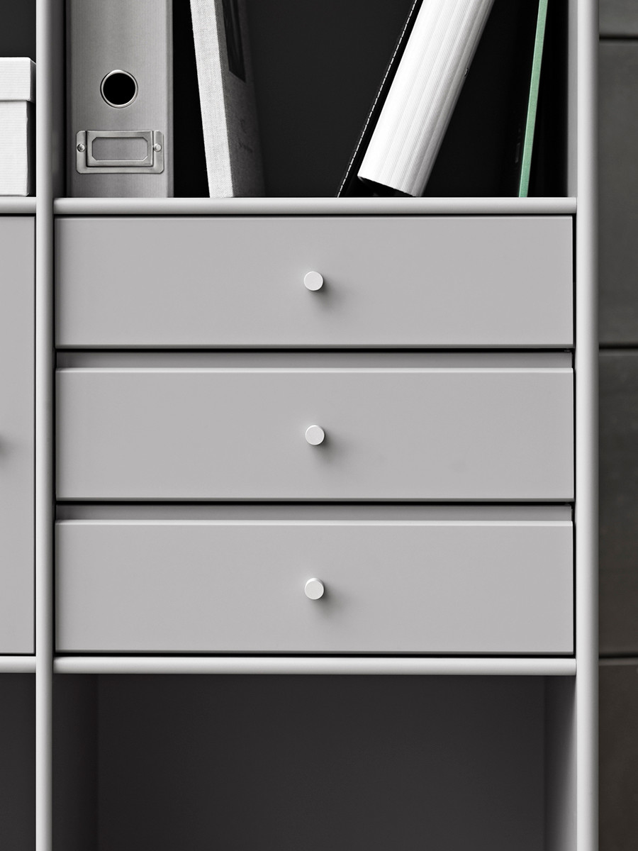 Skuffer til Montana (H: *4 x B: *8, Dybde: 46 cm, 101 New white)