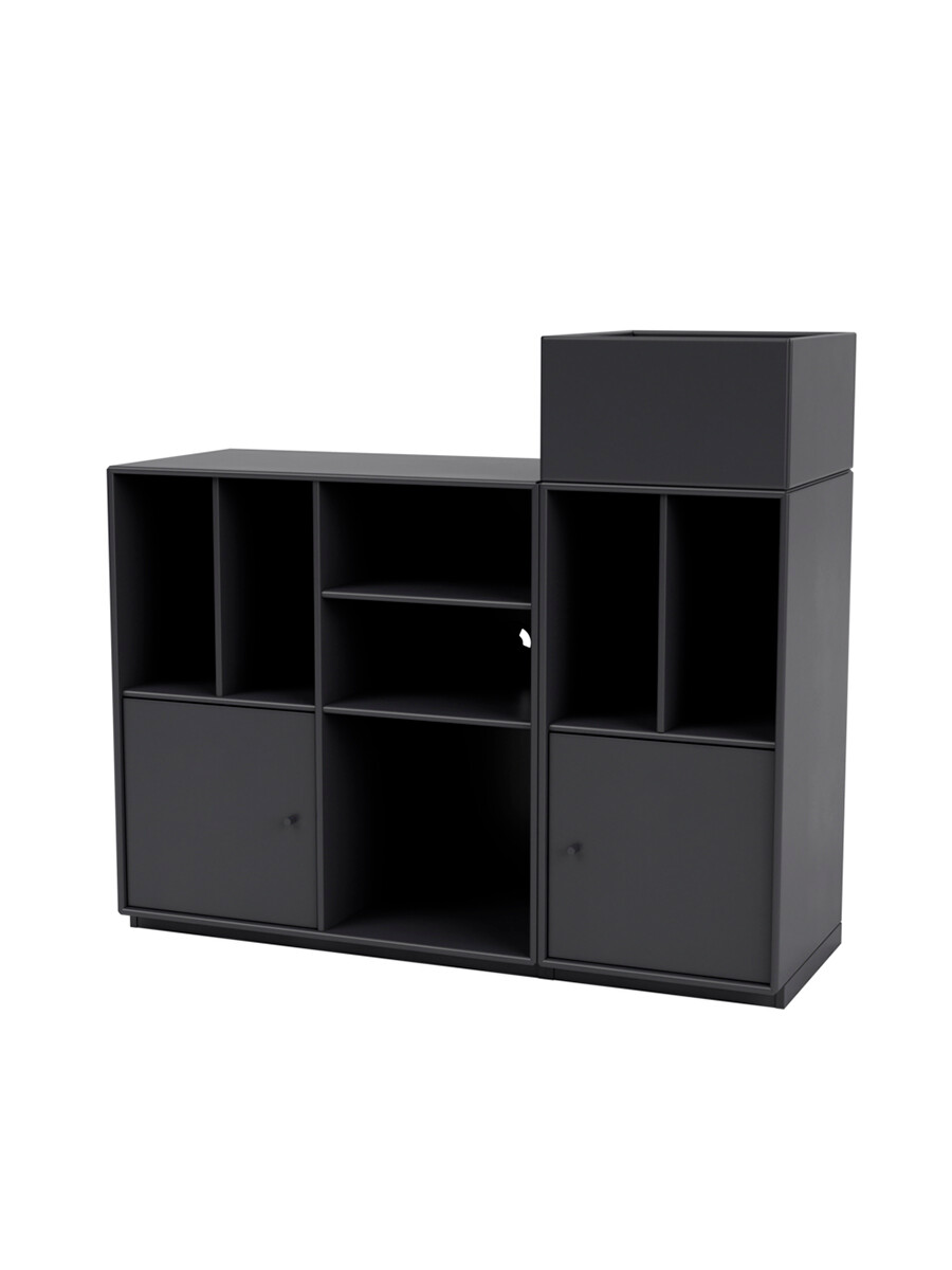 Spin III Modul fra Montana (Anthracite, Inkl. sokkel 3 cm)