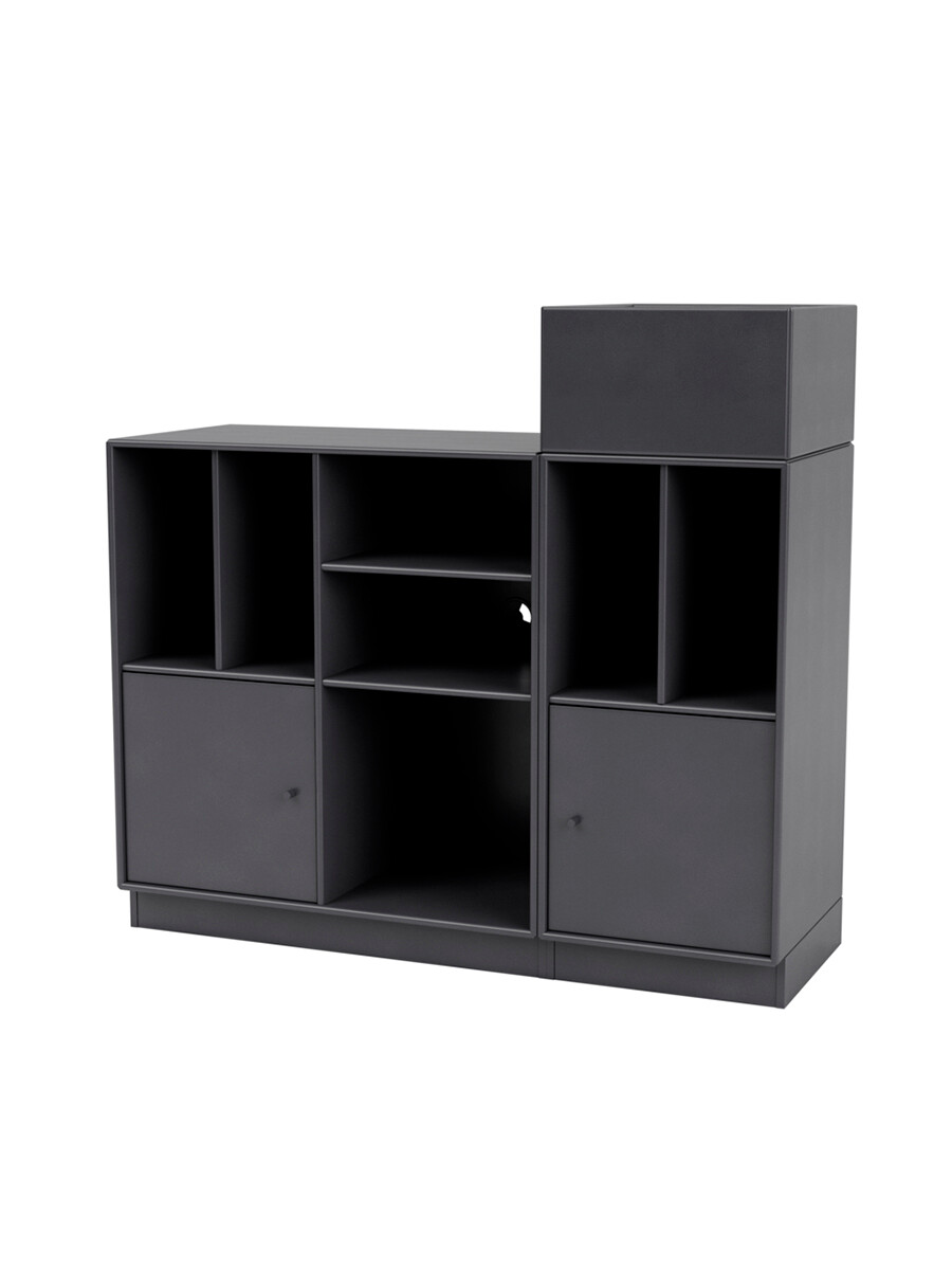 Spin III Modul fra Montana (Coal, Inkl. sokkel 7 cm)