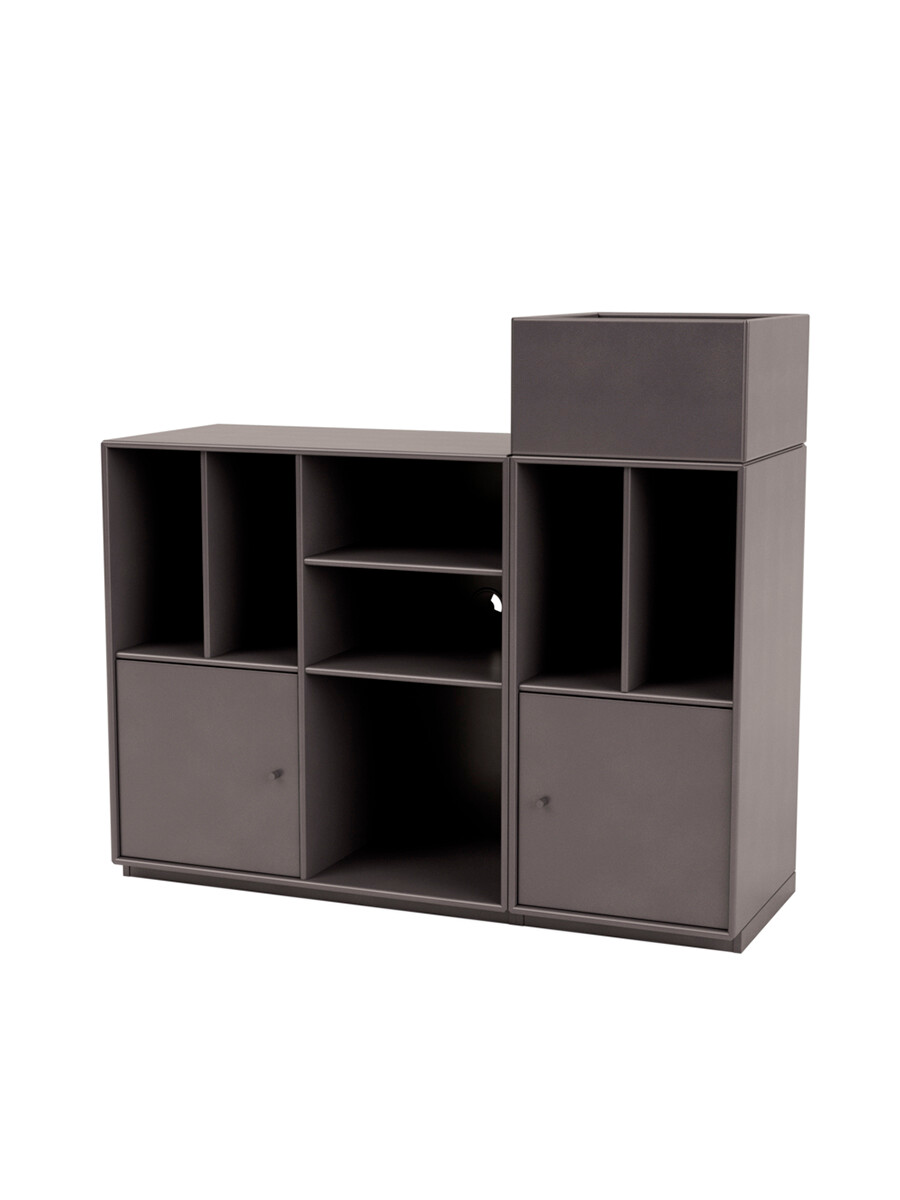 Spin III Modul fra Montana (Coffee, Inkl. sokkel 3 cm)