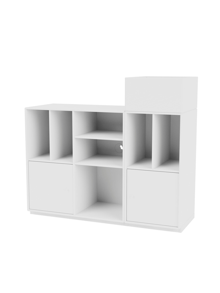 Spin III Modul fra Montana (New white, Inkl. sokkel 3 cm)