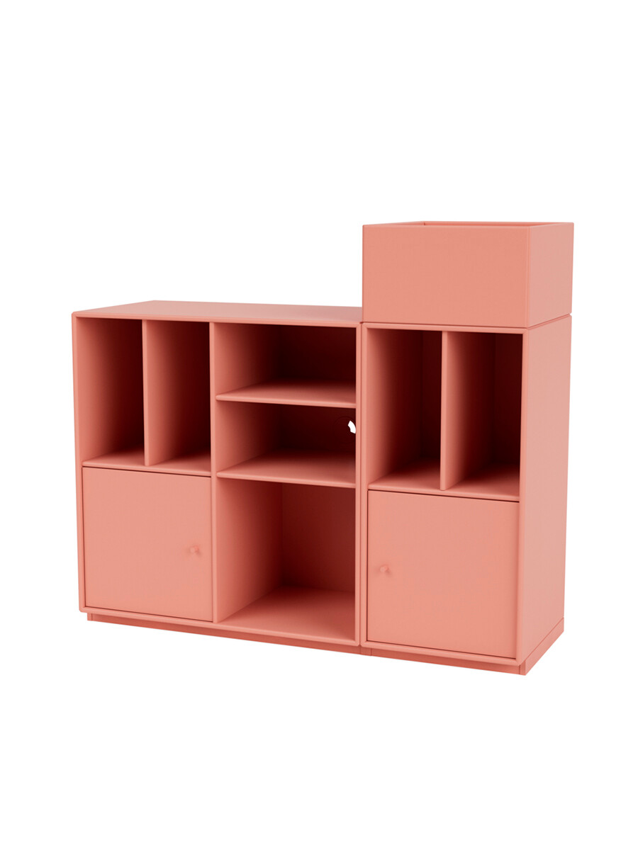 Spin III Modul fra Montana (Rhubarb, Inkl. sokkel 3 cm)