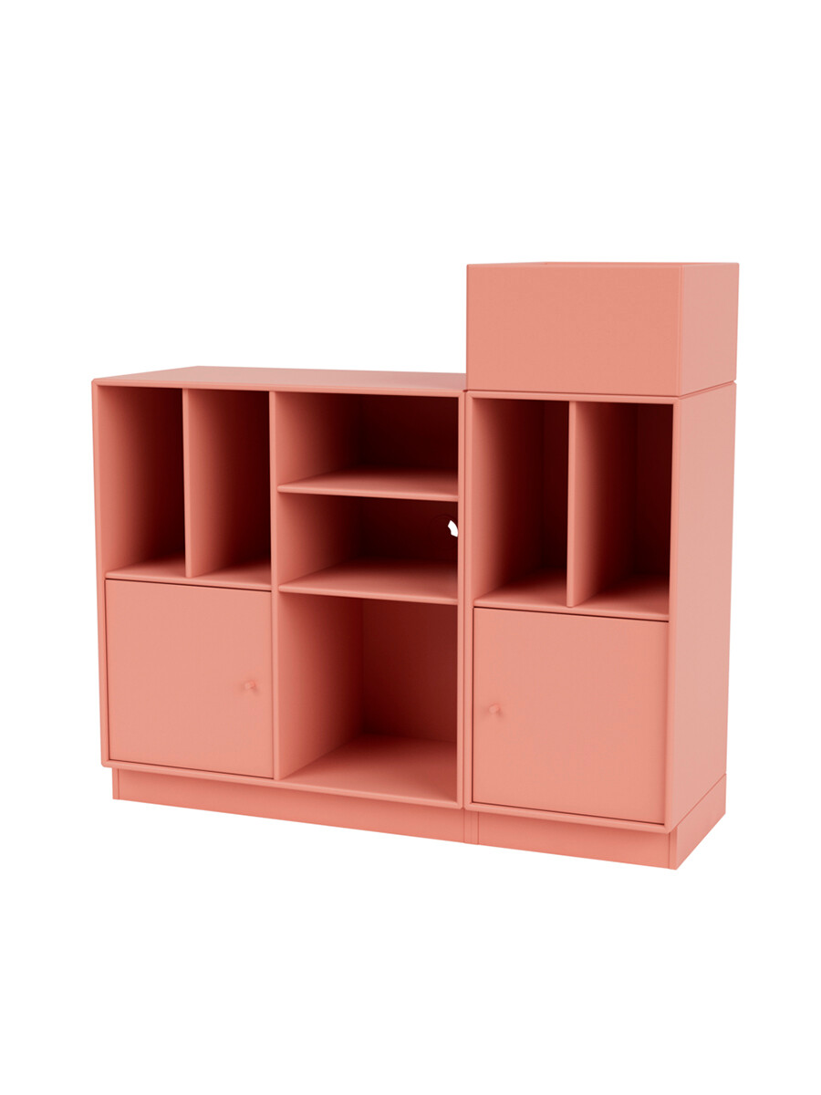 Spin III Modul fra Montana (Rhubarb, Inkl. sokkel 7 cm)