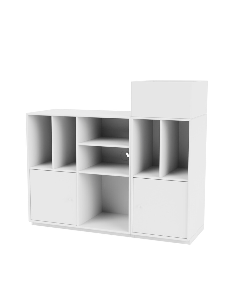 Spin III Modul fra Montana (Snow, Inkl. sokkel 3 cm)