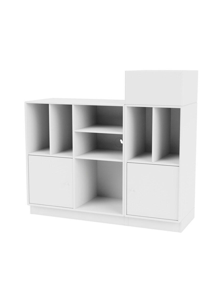 Spin III Modul fra Montana (Snow, Inkl. sokkel 7 cm)