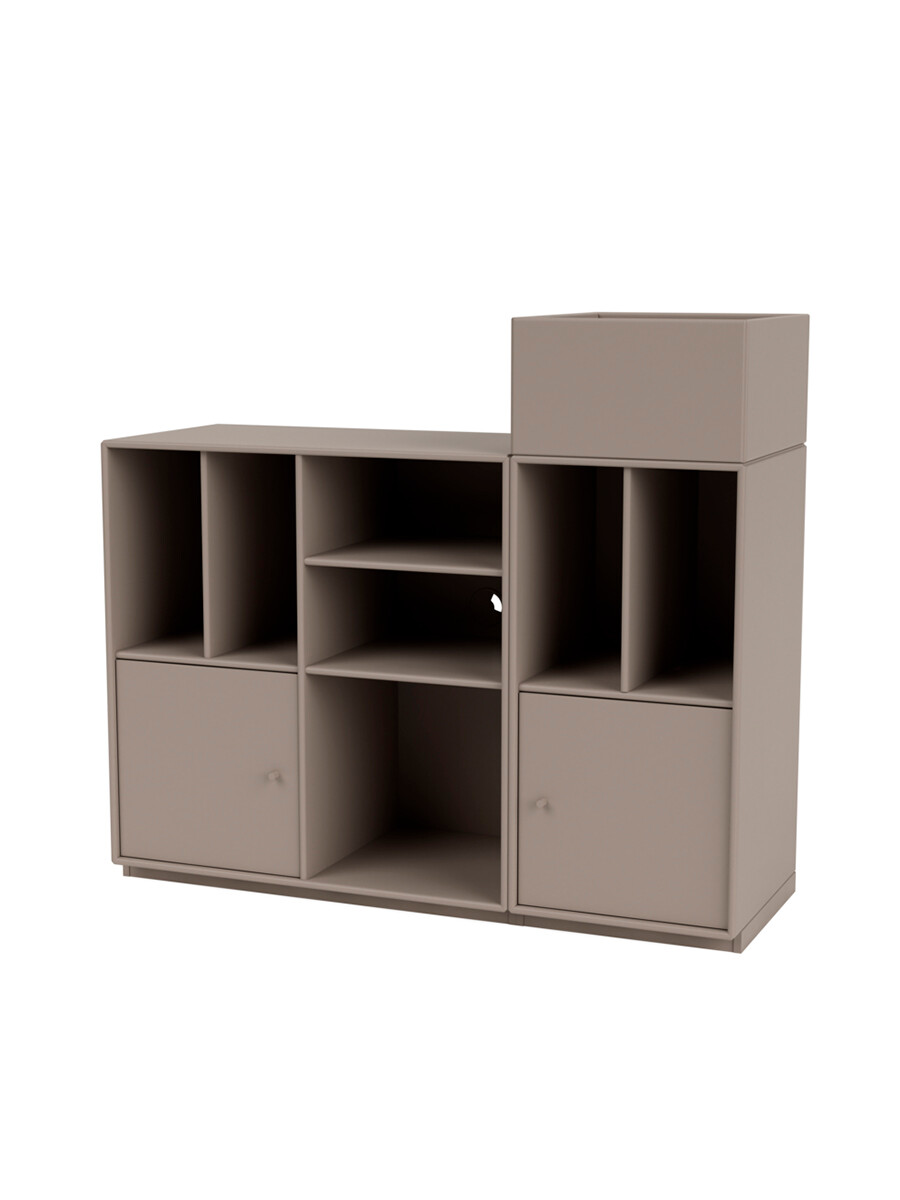 Spin III Modul fra Montana (Truffle, Inkl. sokkel 3 cm)