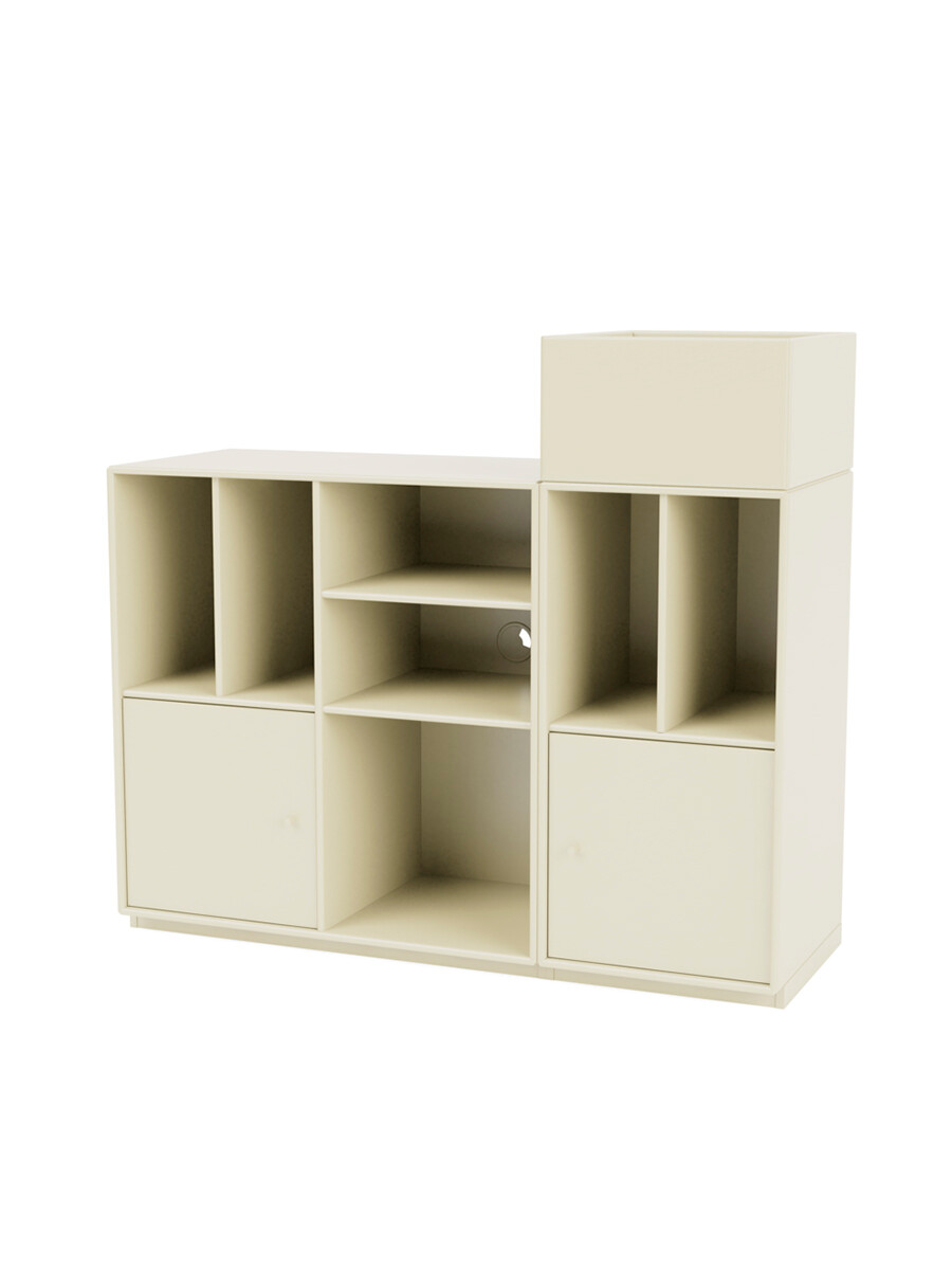 Spin III Modul fra Montana (Vanilla, Inkl. sokkel 3 cm)