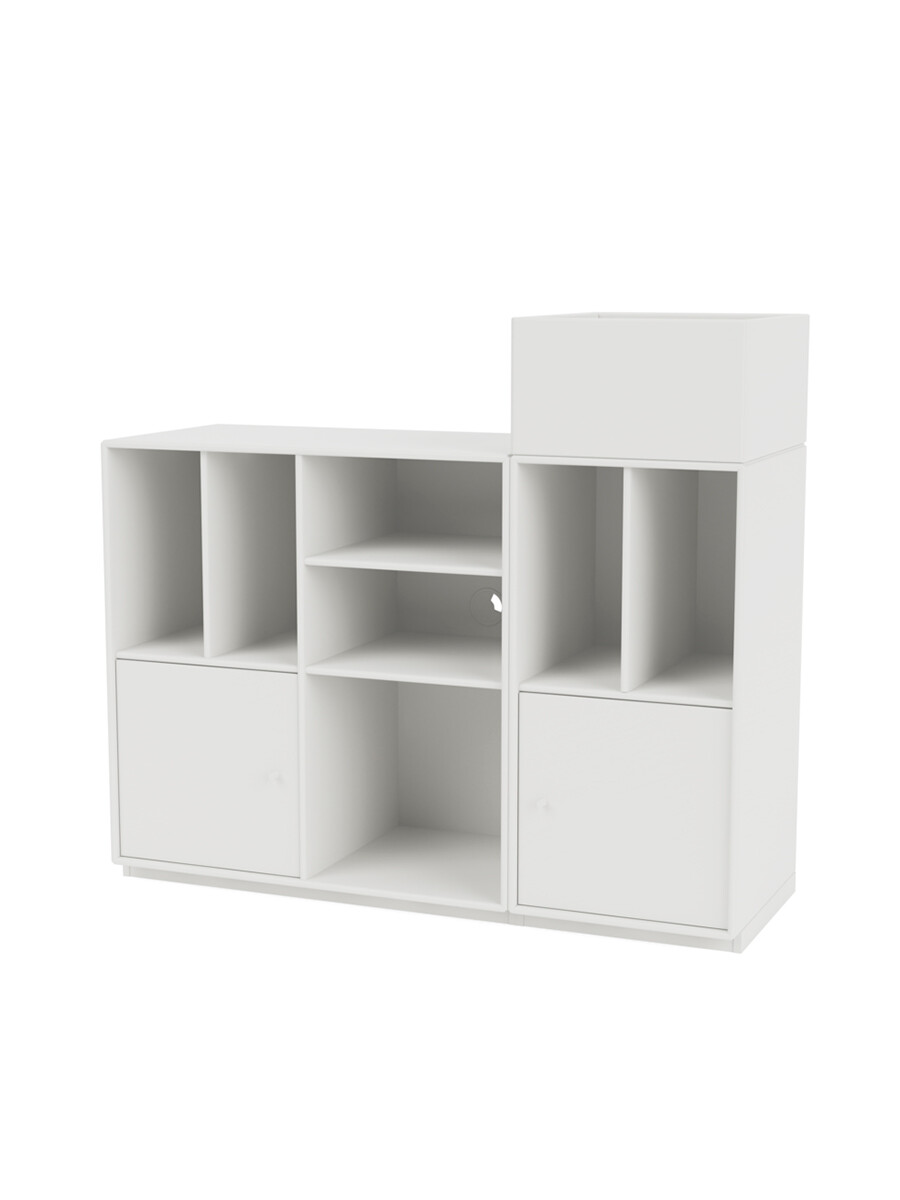 Spin III Modul fra Montana (White, Inkl. sokkel 3 cm)