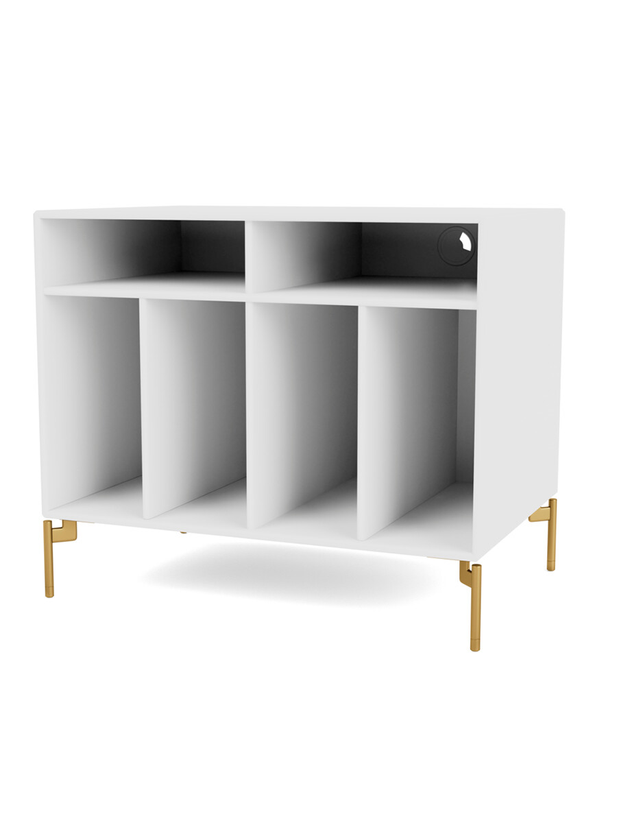 Spin I Modul fra Montana (New white, Inkl. ben - messing)