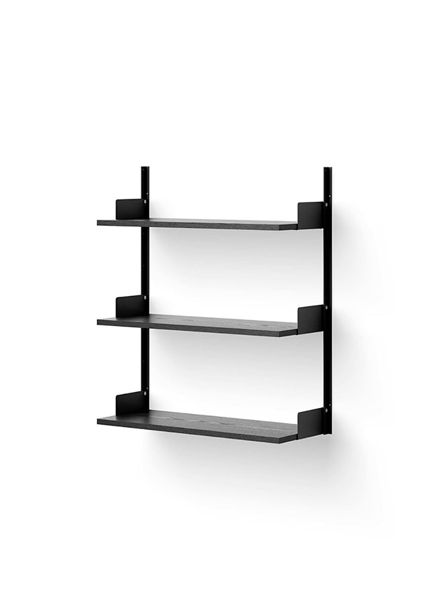 Wall Shelf 900 fra New Works (Sort/sort)