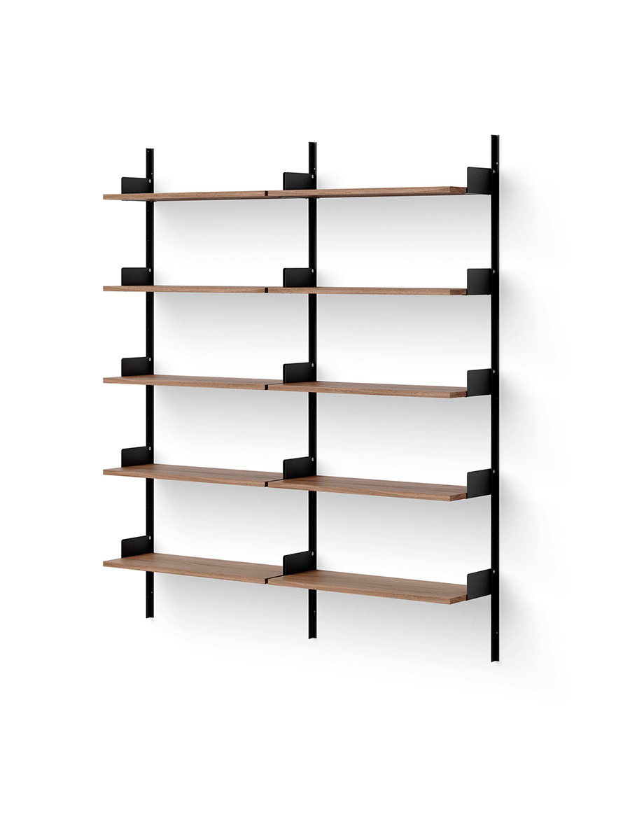 Library Shelf fra New Works (Valnød/sort)