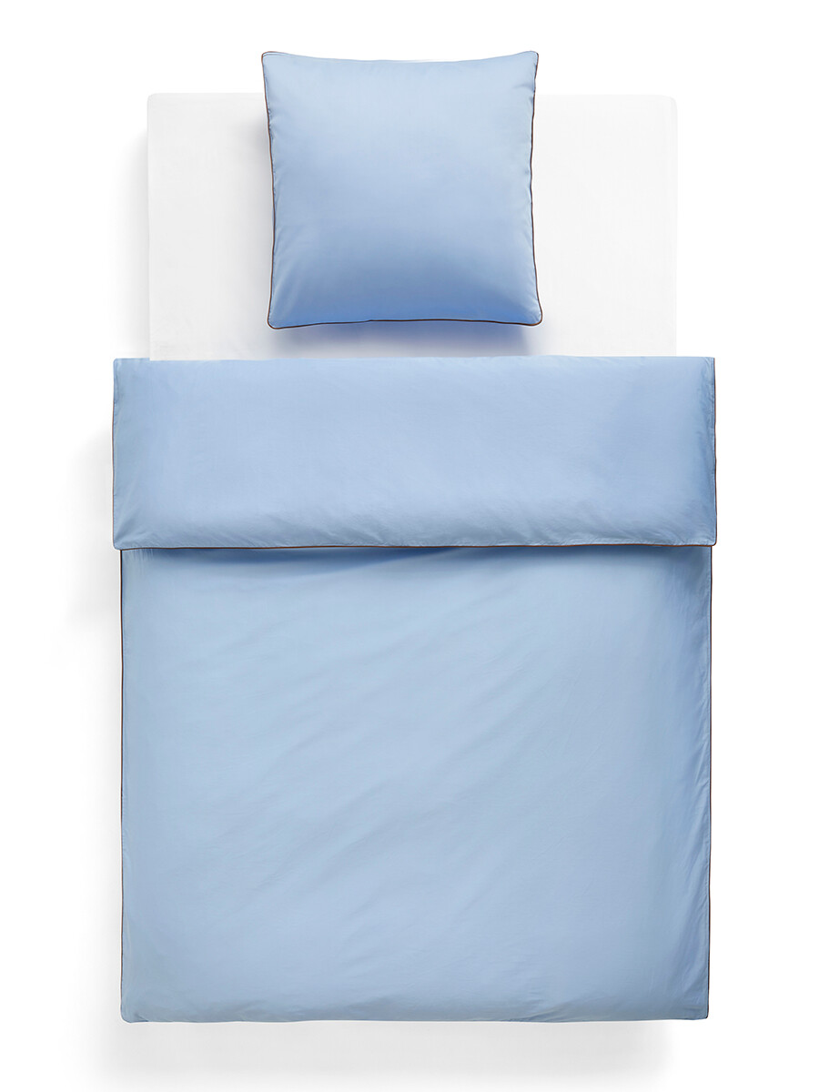 Billede af Outline sengelinned, 140x220 cm fra Hay (Soft blue)
