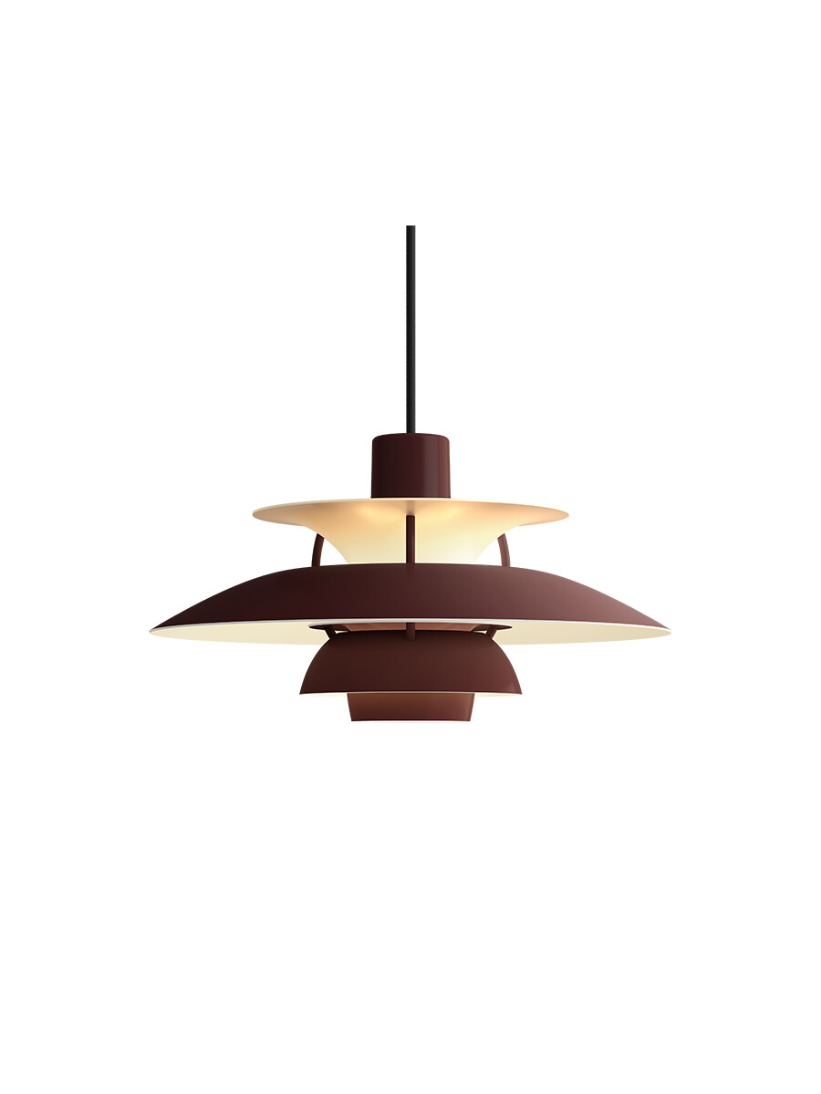 Billede af PH 5 Mini Pendant, Monochrome Burgundy af Poul Henningsen