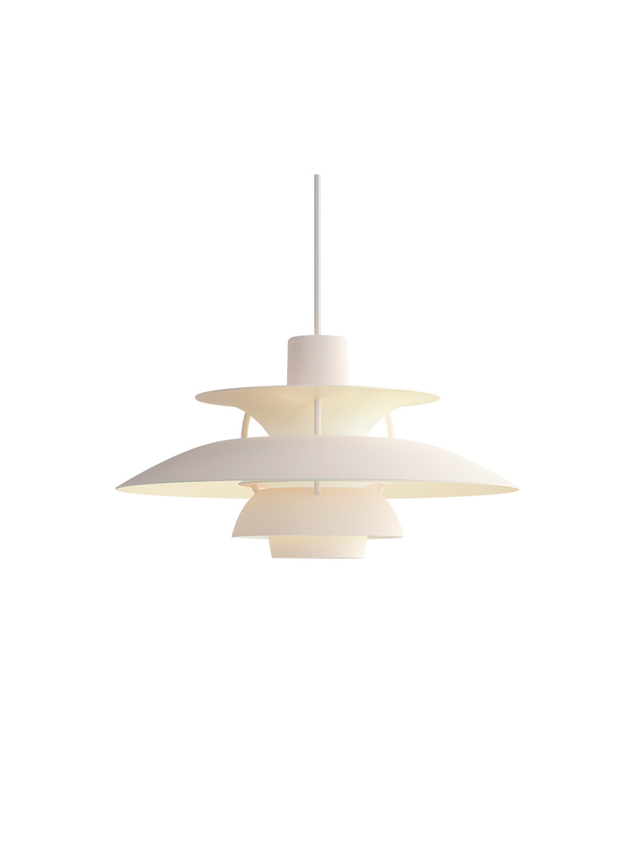 Billede af PH 5 Mini Pendant, Monochrome Pale Blush af Poul Henningsen