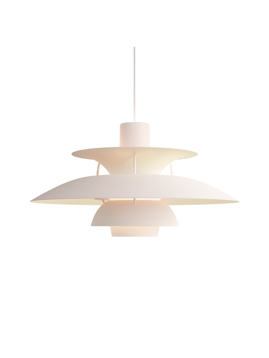 Billede af PH 5 Pendant, Monochrome Pale Blush af Poul Henningsen