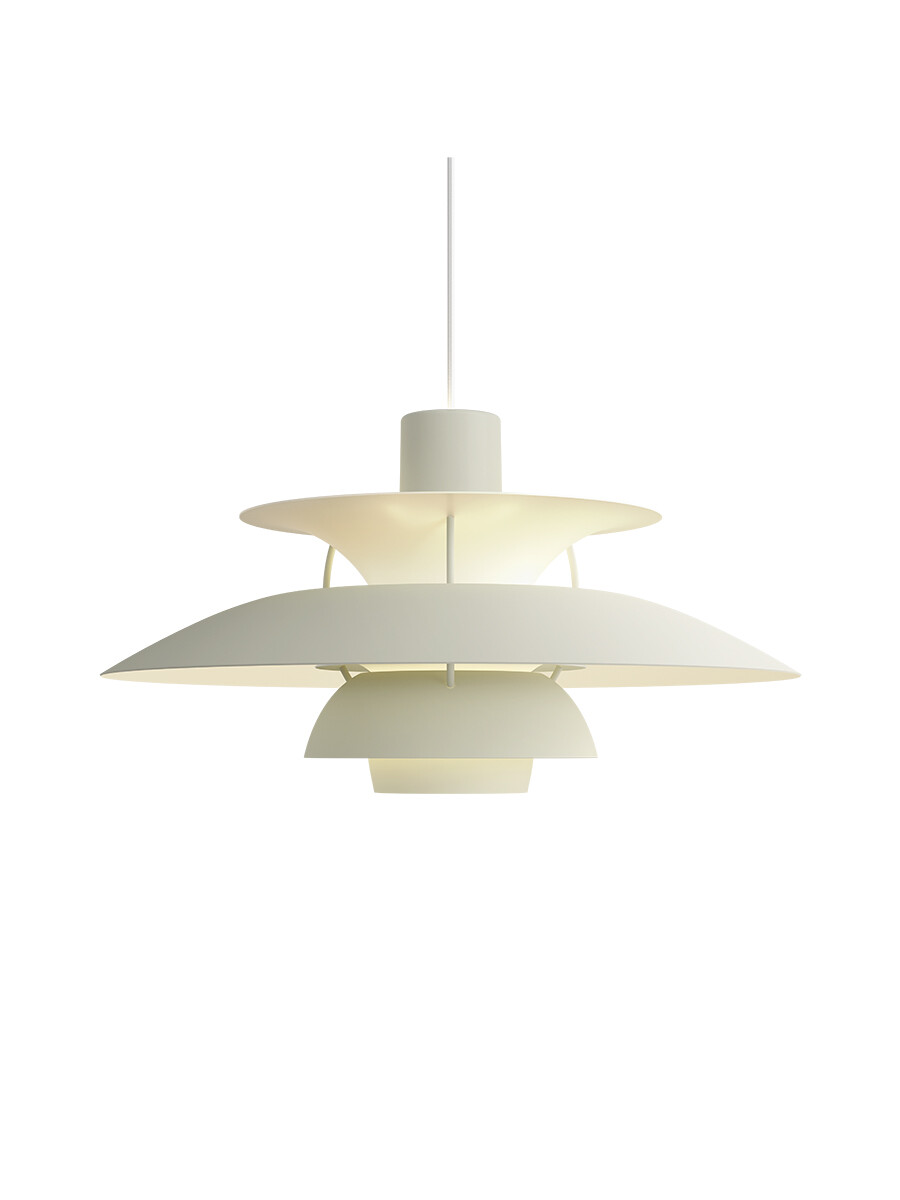 Billede af PH 5 Pendant, Monochrome Pale Pewter af Poul Henningsen
