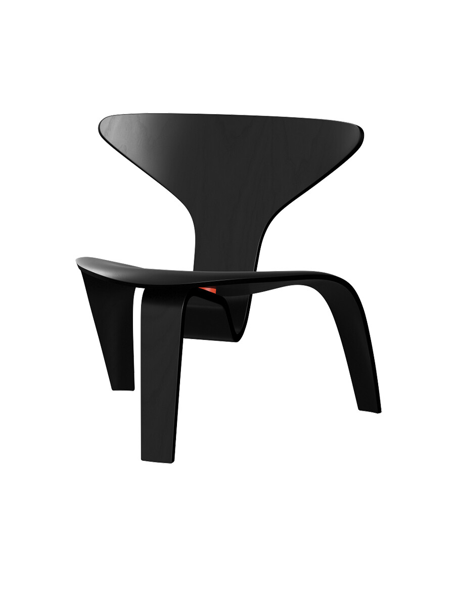 Billede af PK0 A&trade; Stol fra Fritz Hansen (Sort ask)