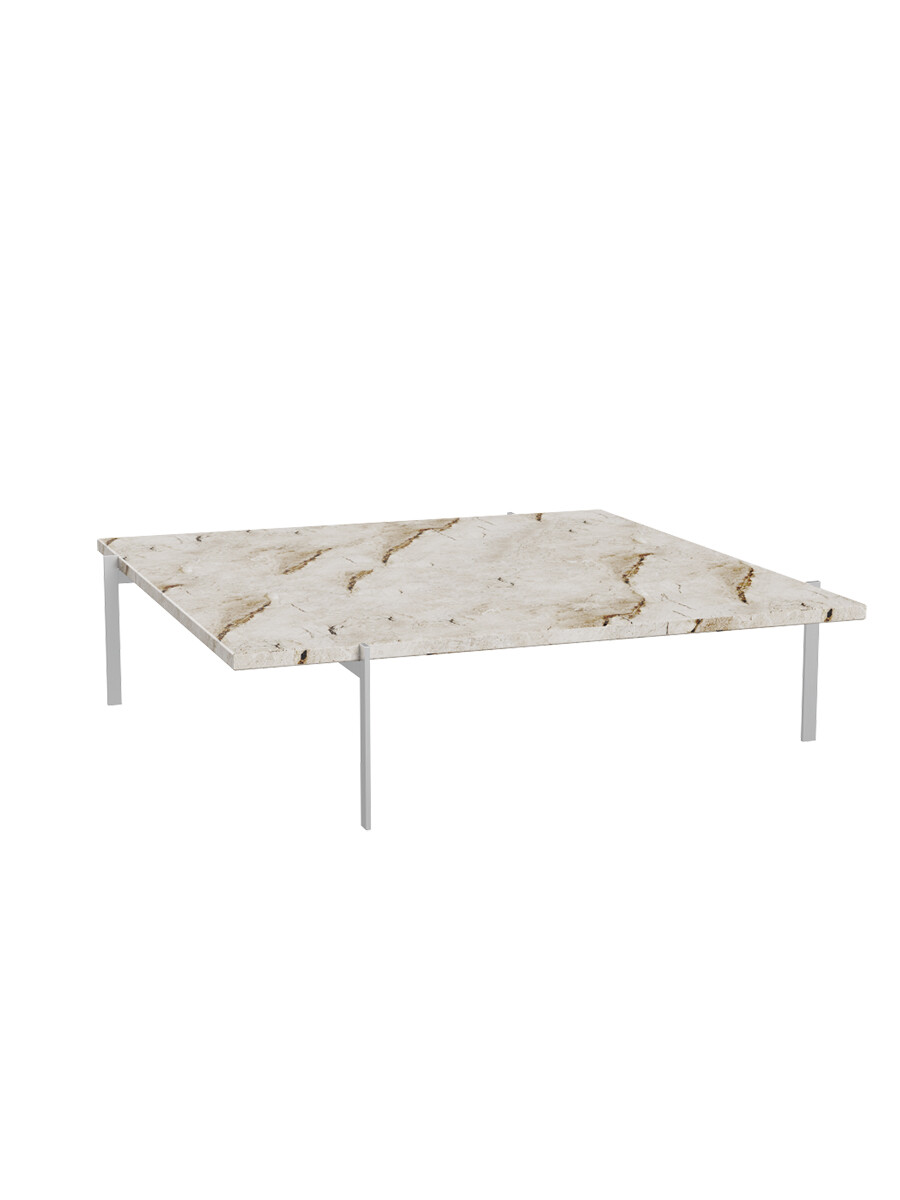 PK61A Sofabord af Poul Kjærholm (Beige marmor)