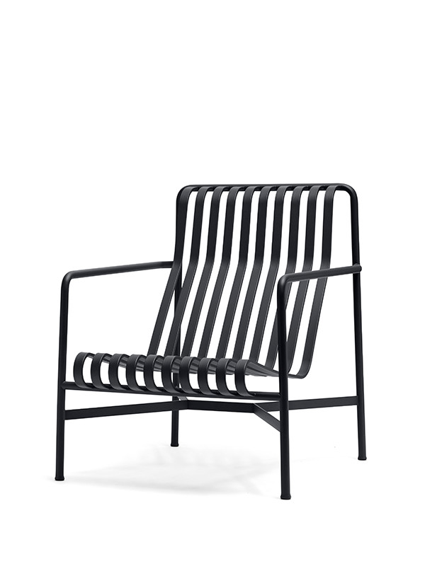 Palissade Lounge Chair High, antracit fra Hay (Antracit)
