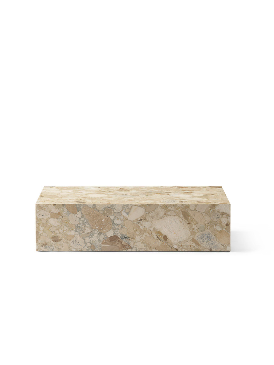 Plinth Low Sand Kunis Breccia marmor fra Audo Copenhagen