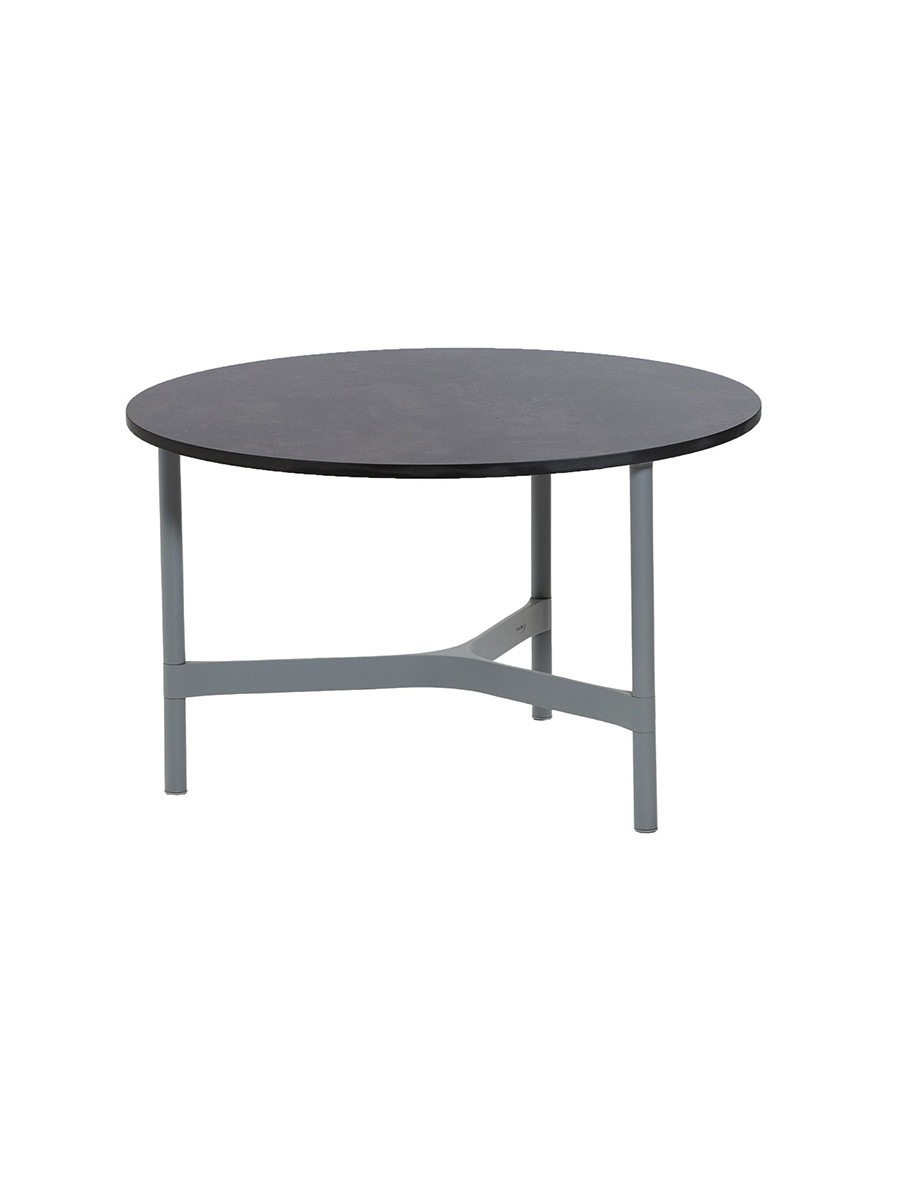 Twist Sofabord, medium fra Cane-line (Light grey, Dark grey (kompaktlaminat))