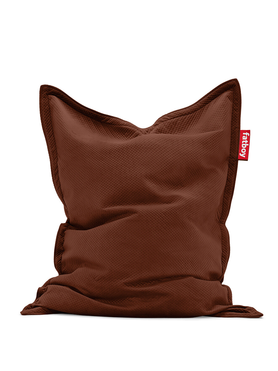 Recycled Original Slim Royal Velvet sækkestol fra Fatboy (Tobacco)