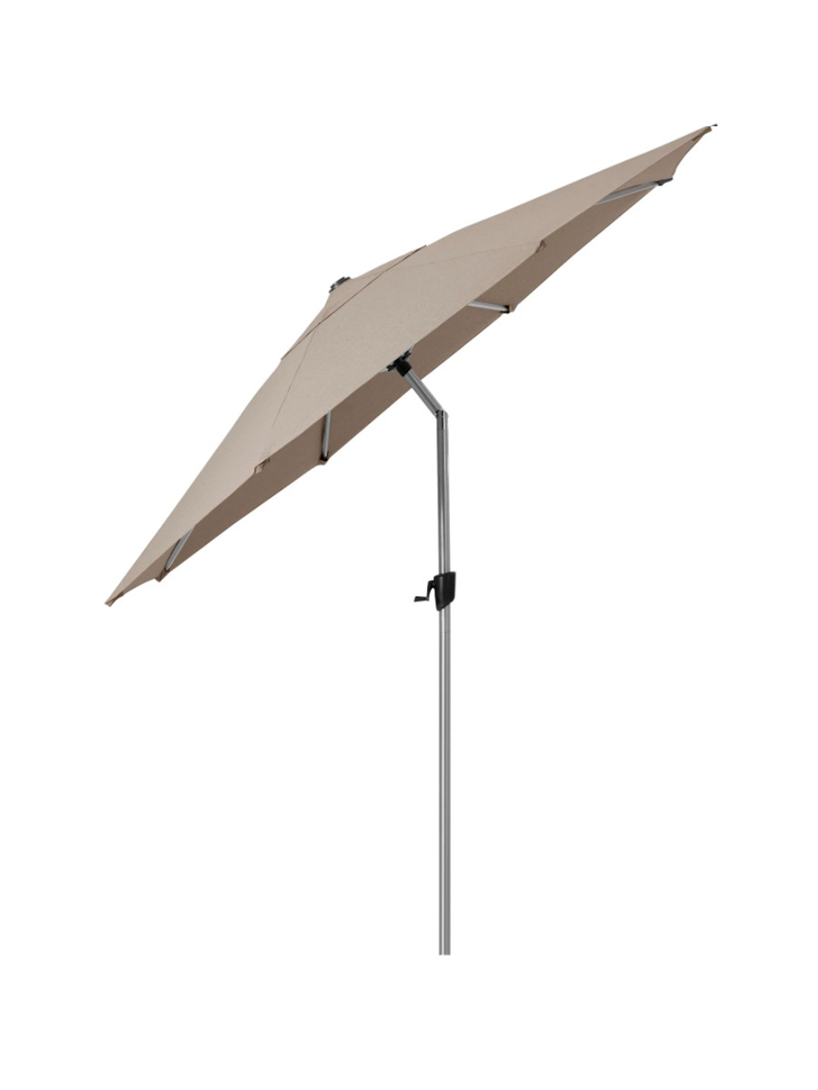 Sunshade parasol med tilt taupe fra Cane-line