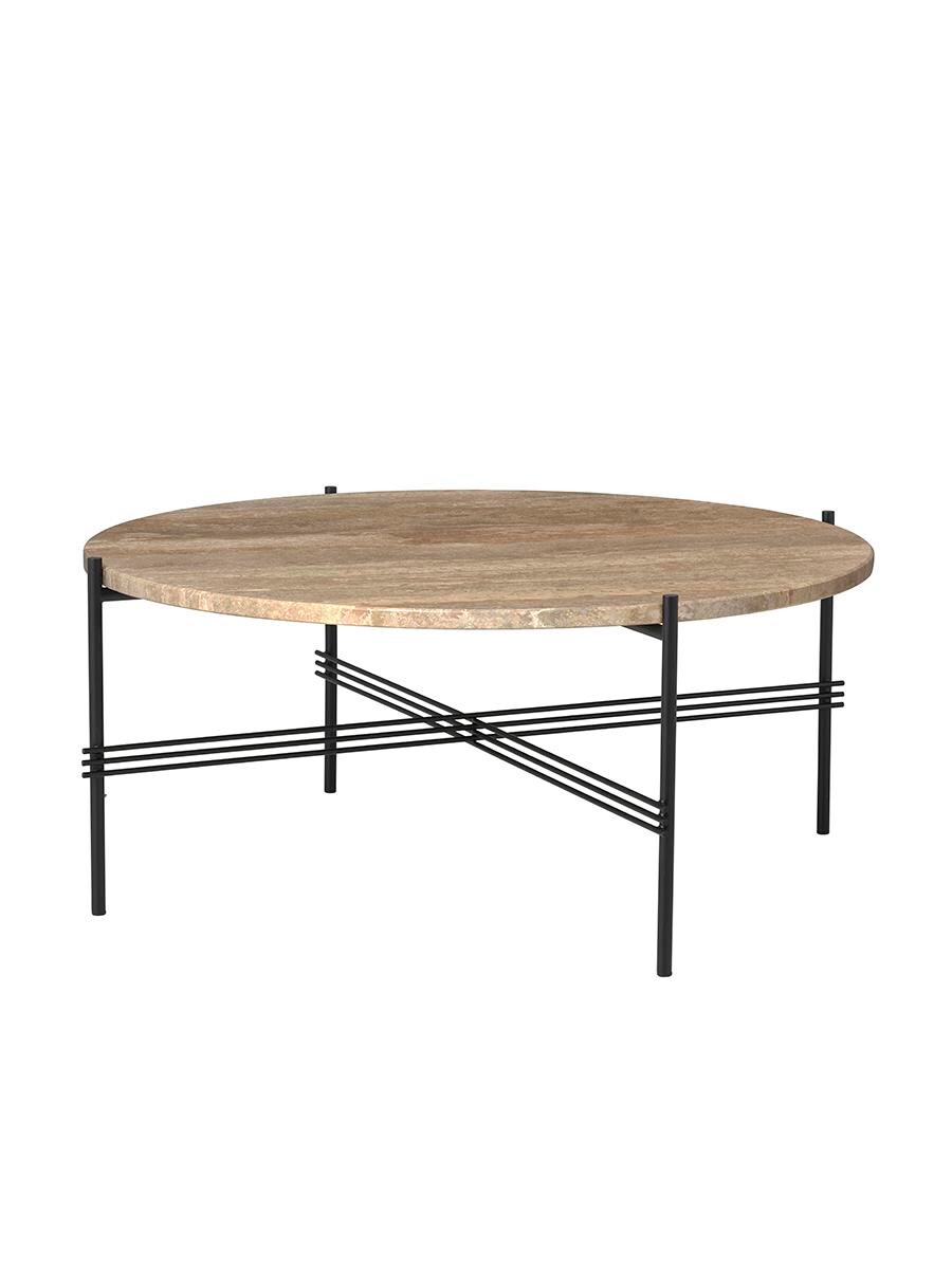 Gamfratesi TS Bord Ø80 fra GUBI (-- Marmor bordplade --)