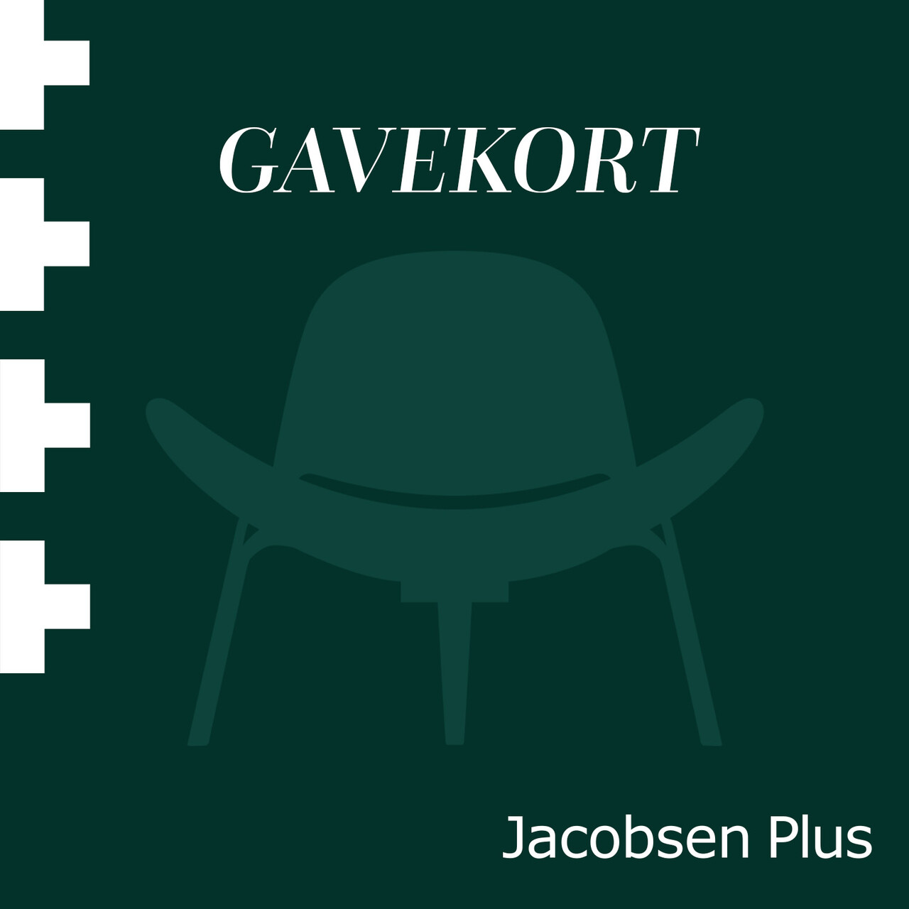 Elektronisk gavekort til Jacobsen Plus (800)
