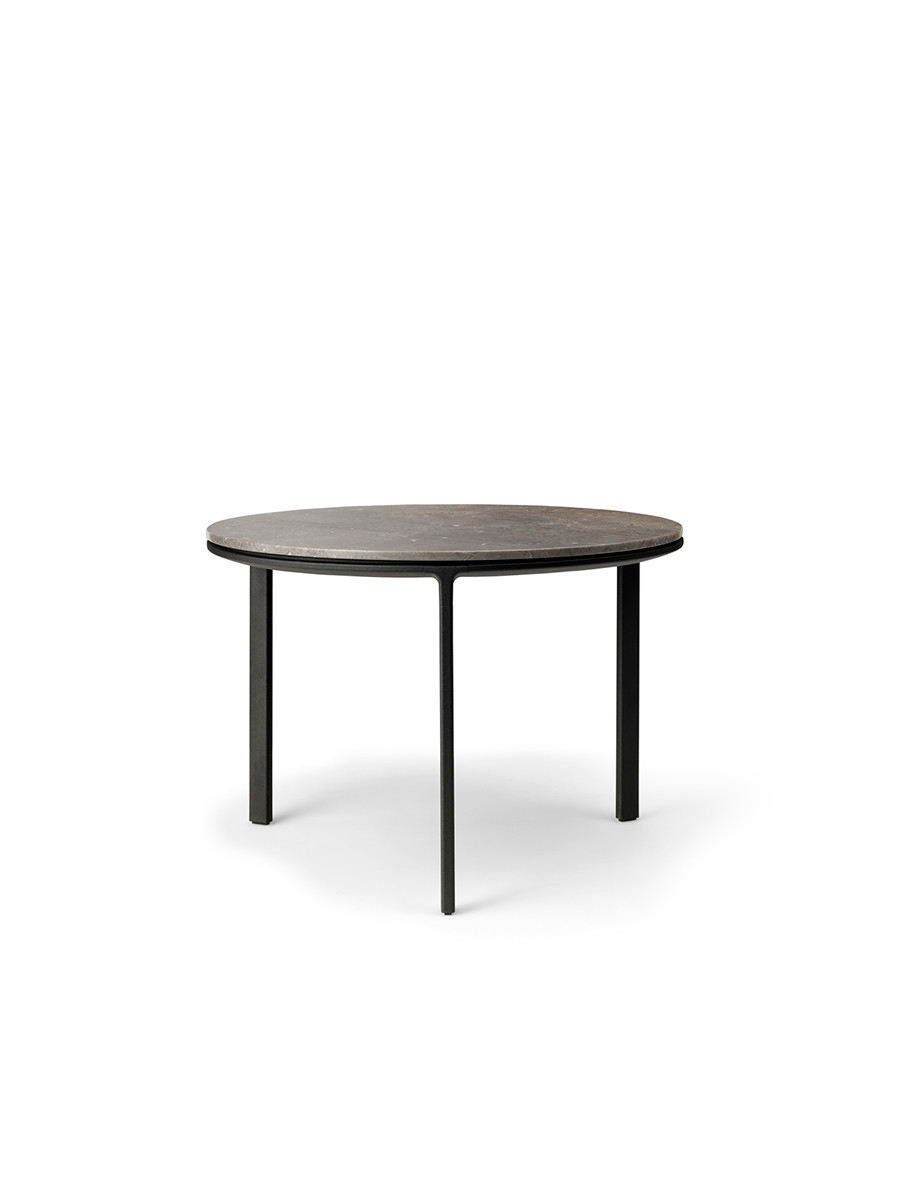 Sofabord Ø60 fra Vipp (Lysegrå marmor)