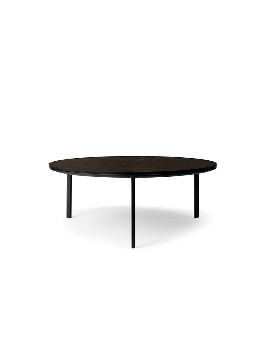 Sofabord Ø90 fra Vipp (Mørk eg)