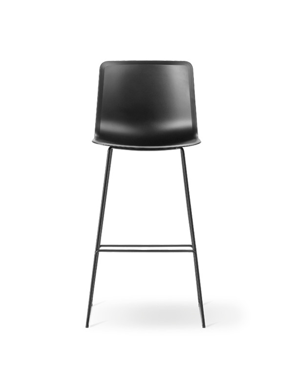 Pato Barstol fra Fredericia Furniture (Ancient green, Krom)