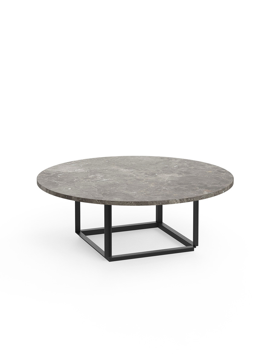 Florence sofabord Ø90, Gris Du Marais fra New Works