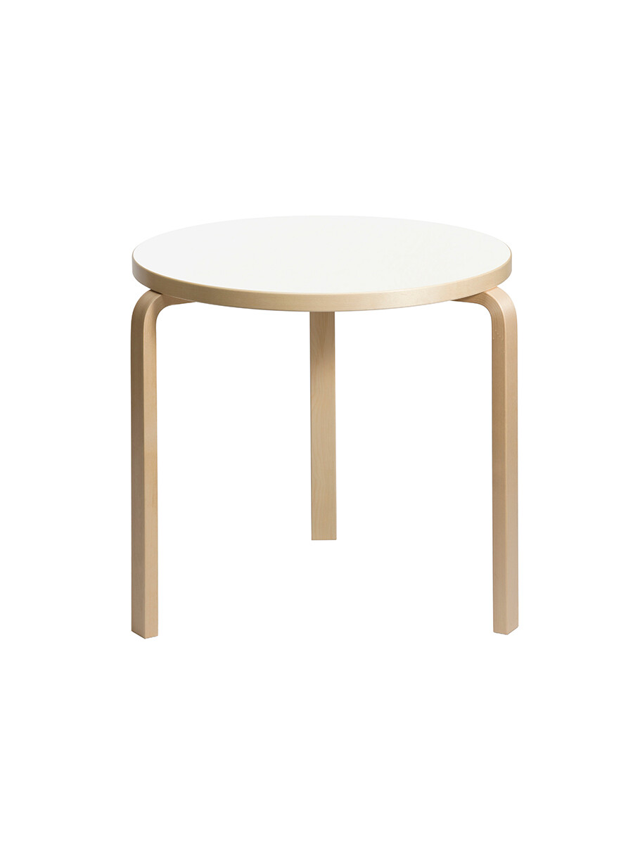 Billede af Aalto Table Round, Ø75 cm fra Artek (Hvid Laminat)