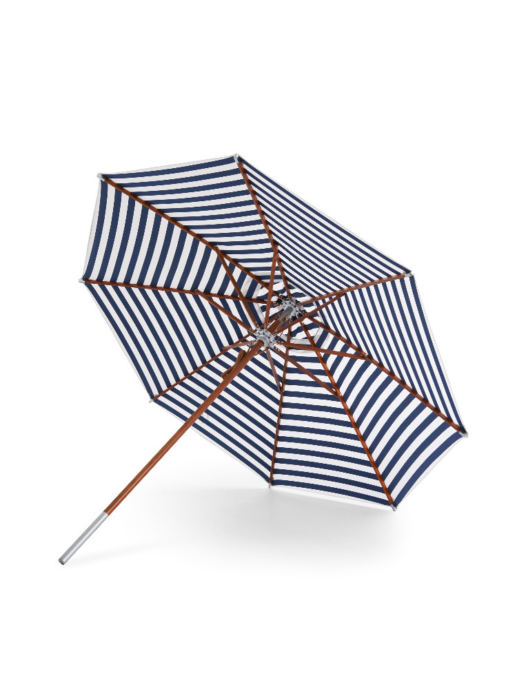 Skagerak Atlantis parasol Ø330, Dark Blue Stripes fra Fritz Hansen