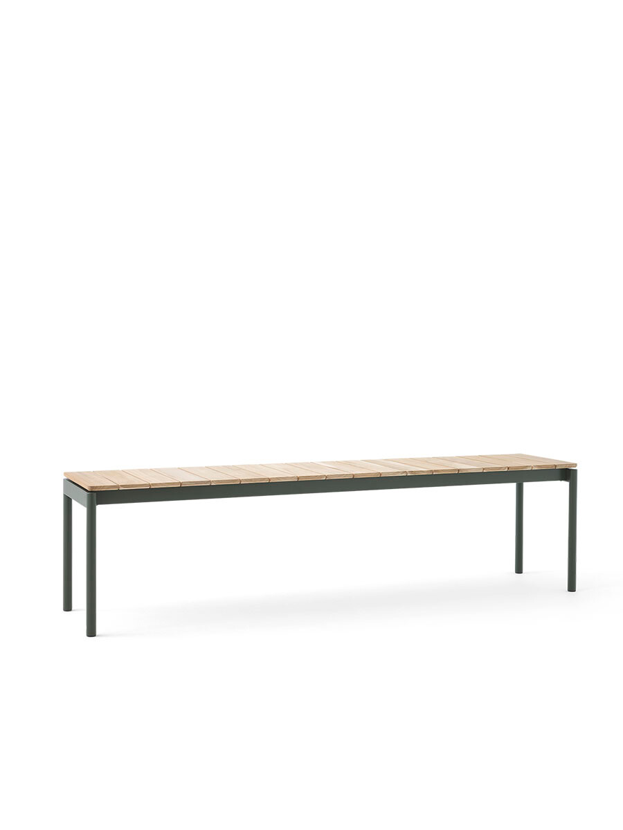 Ville AV28 Havebænk, 180×40 fra Andtradition (Bronze Green)