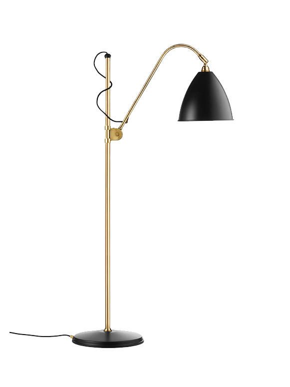 Bestlite BL3M Gulvlampe fra GUBI (Sort/messing)