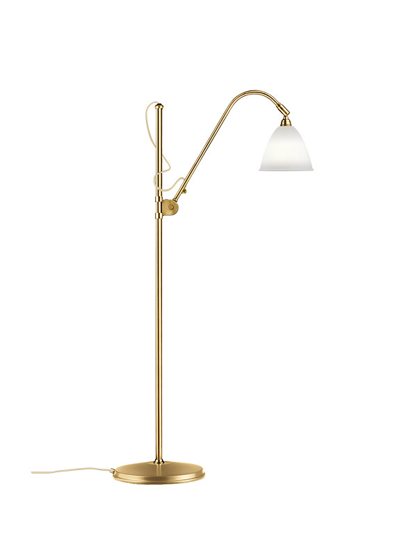 Bestlite BL3S Gulvlampe fra GUBI (Porcelæn/messing)
