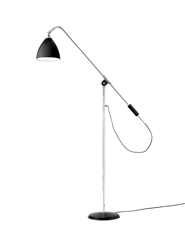 Bestlite BL4 Gulvlampe fra GUBI (Sort/krom)