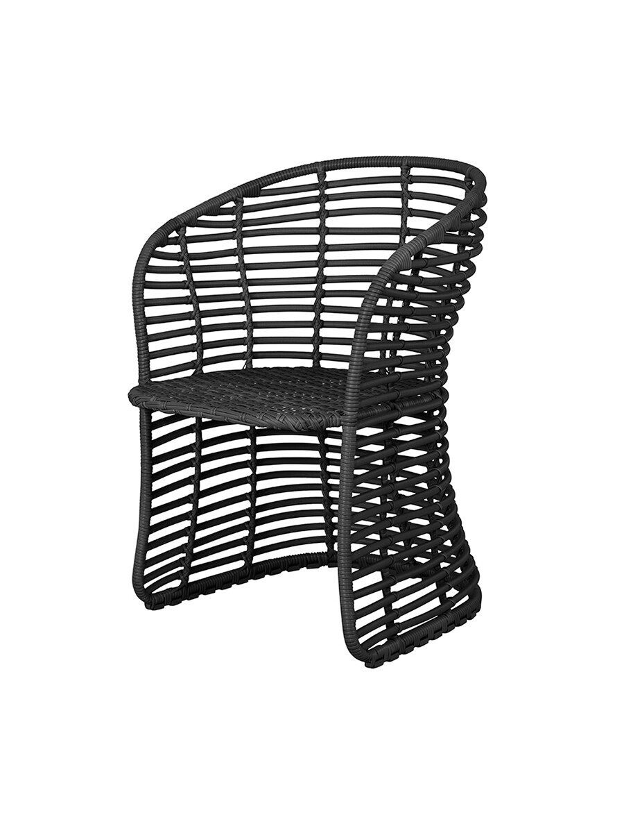 Basket Stol fra Cane-line (Graphite)