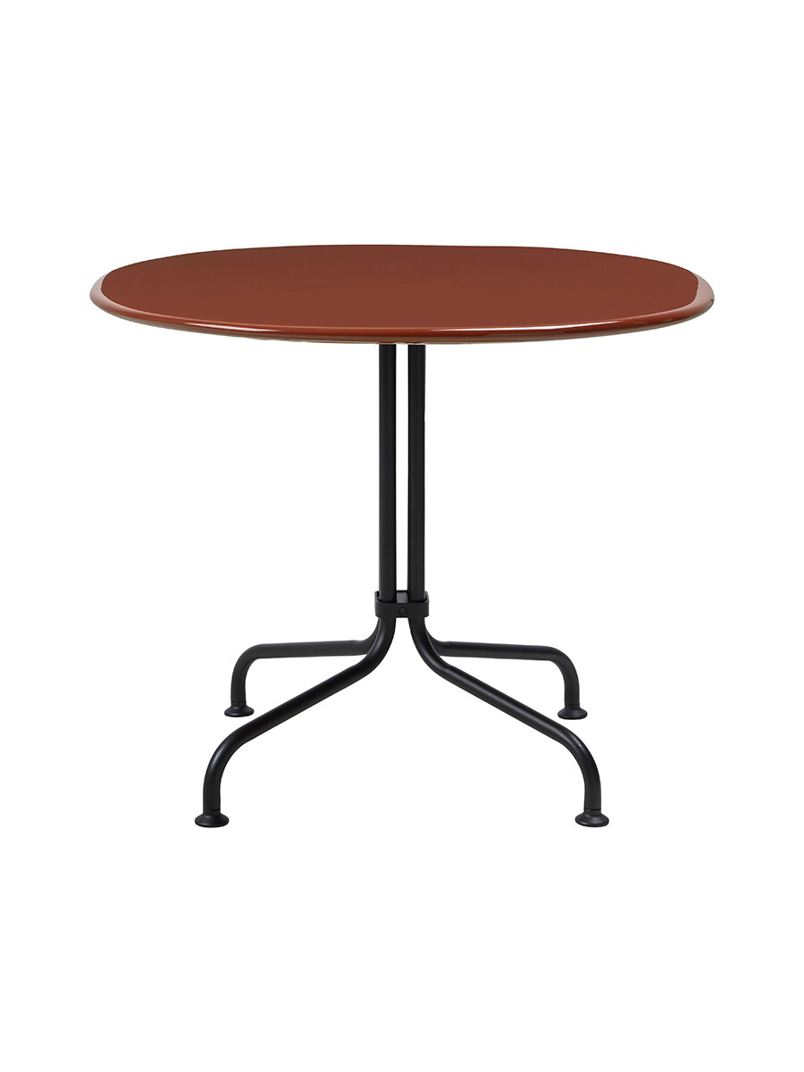 Carmel Bistro Lounge Table fra GUBI (Rock Red)