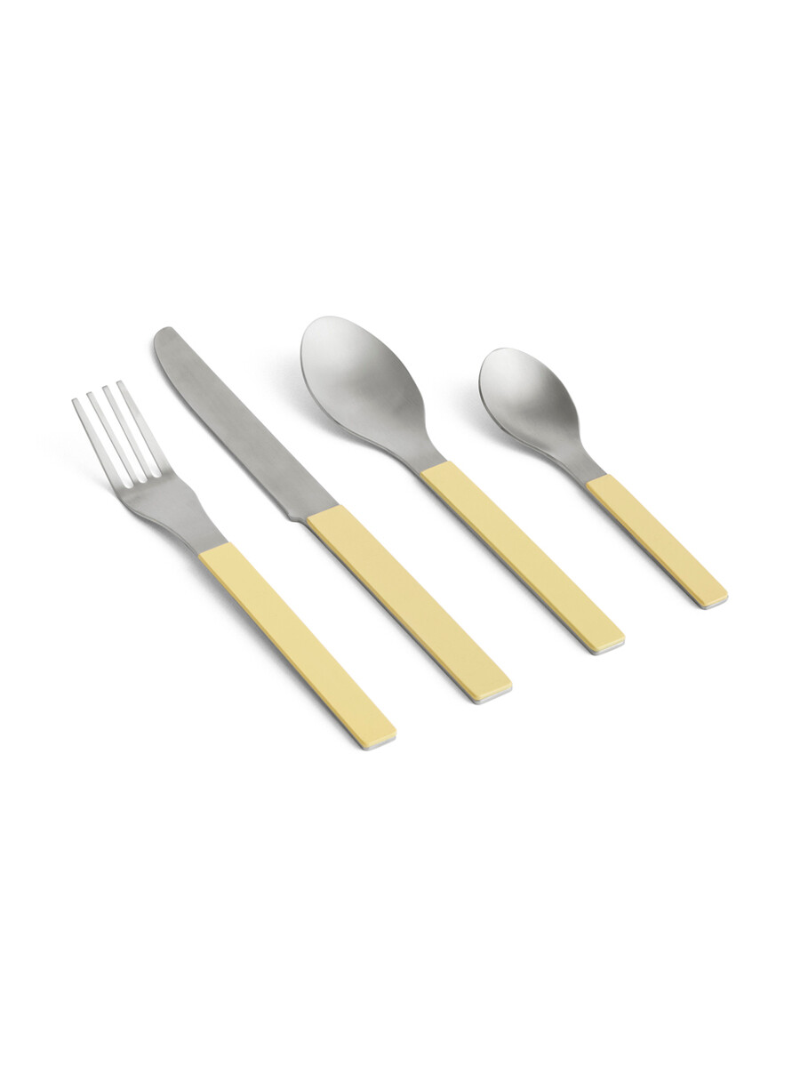 MVS Cutlery Set of 4, yellow fra Hay