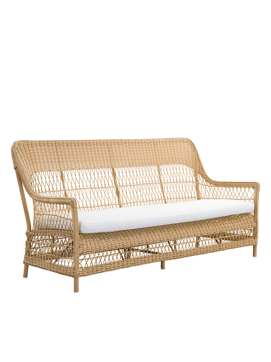 Dawn 3-pers Sofa fra Sika-Design (Natur, B452 - Black)