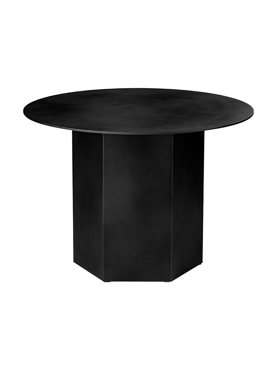 Epic Coffee Table Ø60 cm, steel fra GUBI (Midnight Black Steel)