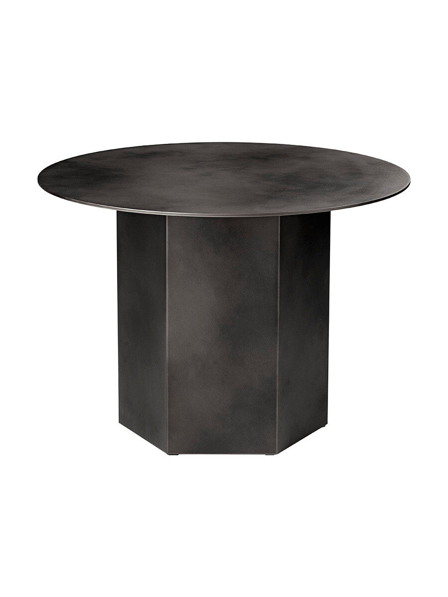 Epic Coffee Table Ø60 cm, steel fra GUBI (Misty Gray Steel)