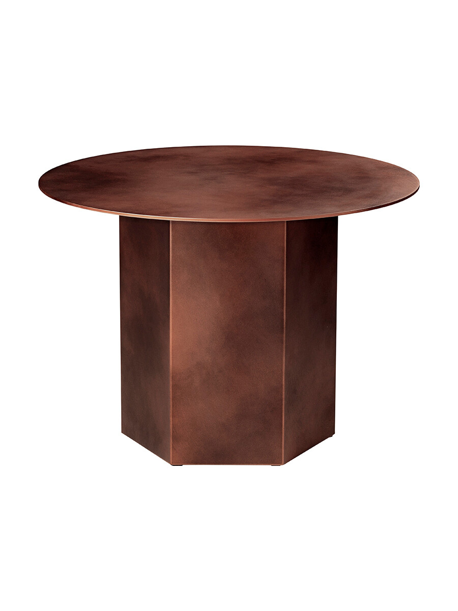 Billede af Epic Coffee Table Ø60 cm, steel fra Gubi (Earthy Red Steel)