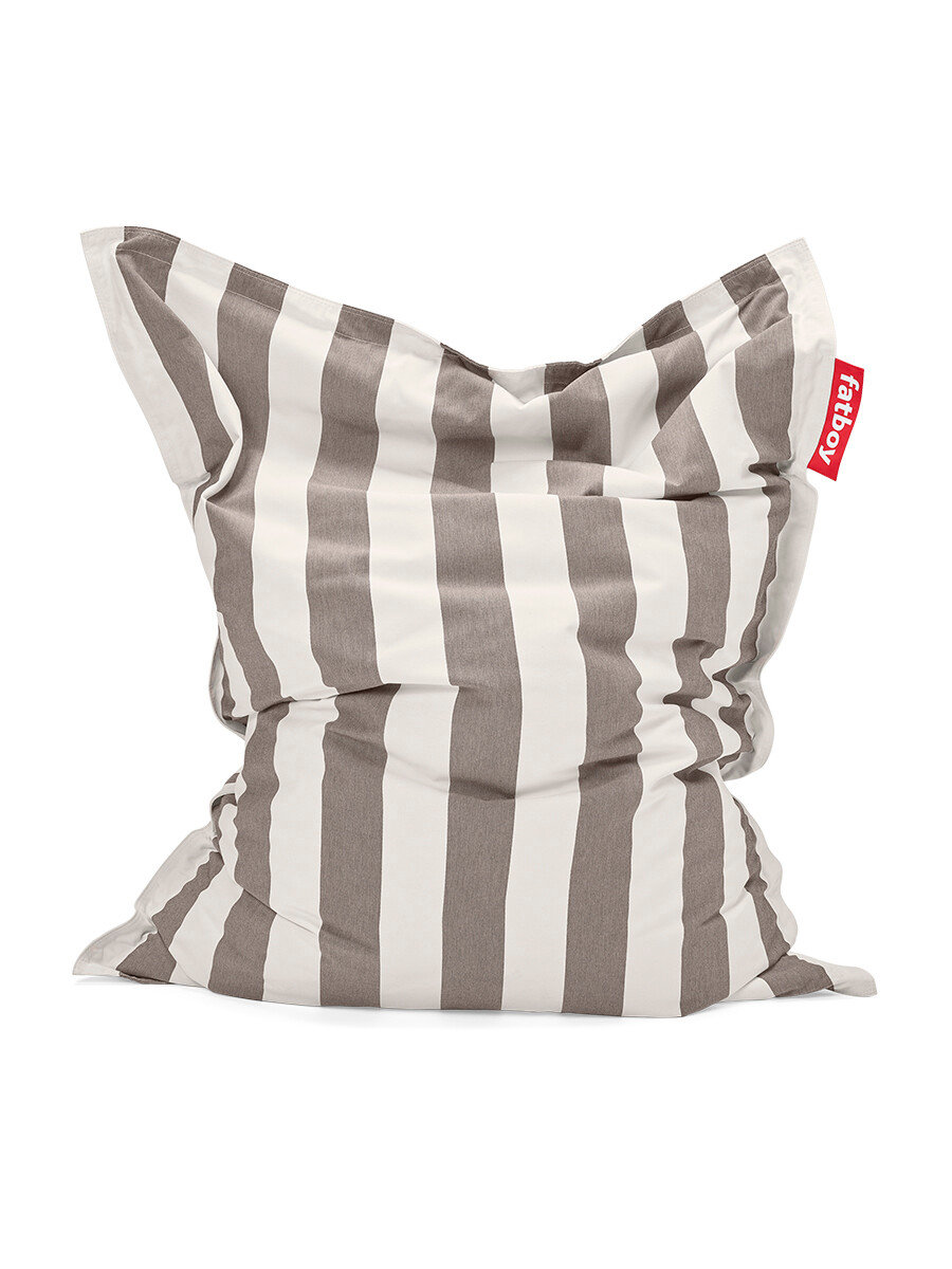 Original Outdoor sækkestol fra Fatboy (Stripe Cacao)
